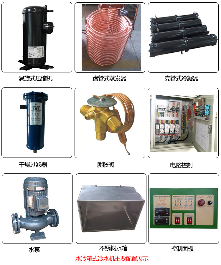 射蠟機(jī)冷水機(jī)配置表 射蠟機(jī)冷水機(jī)配置表